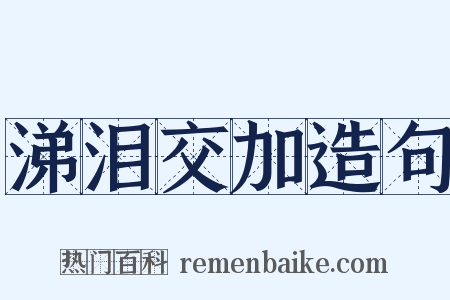 涕泪交加造句是什么意思的图片